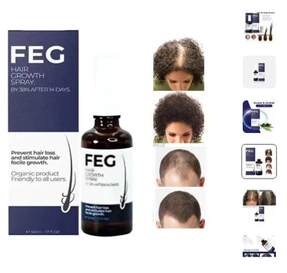 FEG Plus Hair Growth Treatment Oil Hair Spray,Serum,Hair Enhancing Formula
